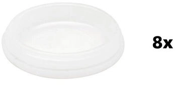 Wagner QuickClick Plastikgleiter antirutsch STOPP - 8er-Set Ersatzgleiter &Oslash; 30 mm - f&uuml;r Basis &Oslash; 30 mm wei&szlig; Kunststoff 15824600
