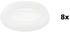 Wagner QuickClick Plastikgleiter antirutsch STOPP - 8er-Set Ersatzgleiter Ø 30 mm - für Basis Ø 30 mm weiß Kunststoff 15824600