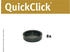 Wagner QuickClick Kunststoffgleiter robust BLACK - 8er-Set Ersatzgleiter Ø 17 mm - für Basis Ø 17 mm - 15810000