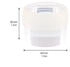 Wagner Bodentürstopper CLEAR - Ø 40 x 30 mm hochwertiger Kunststoff transparent selbstklebend rückstandslos entfernbar - 15522211