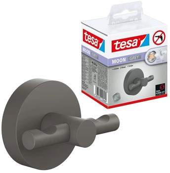 tesa Klebehaken 40585 Moon Grey bis 6kg Metall grau