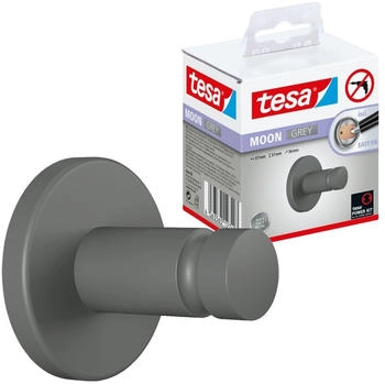 tesa Klebehaken 40583 Moon Grey bis 4kg Metall grau