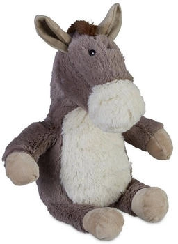 Relaxdays T&uuml;rstopper esel Tier T&uuml;rpuffer Deko T&uuml;rsack grau 1 kg weich T&uuml;rstopper grau