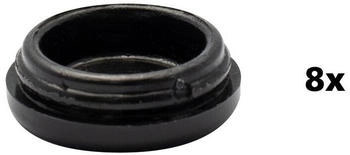 Wagner QuickClick Kunststoffgleiter robust BLACK - 8er-Set Ersatzgleiter &Oslash; 20 mm - f&uuml;r Basis &Oslash; 20 mm - 15821900