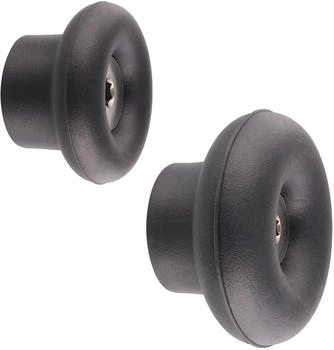 Wagner Design-Wandhaken DOT 4tlg. Set - &Oslash; 40 x 25 mm & &Oslash; 50 x 30 mm Kunststoff & Stahl galvanisiert schwarz - 17020024