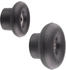 Wagner Design-Wandhaken DOT 4tlg. Set - Ø 40 x 25 mm & Ø 50 x 30 mm Kunststoff & Stahl galvanisiert schwarz - 17020024