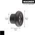Wagner Design-Wandhaken DOT 4tlg. Set - Ø 40 x 25 mm & Ø 50 x 30 mm Kunststoff & Stahl galvanisiert schwarz - 17020024