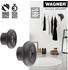 Wagner Design-Wandhaken DOT 4tlg. Set - Ø 40 x 25 mm & Ø 50 x 30 mm Kunststoff & Stahl galvanisiert schwarz - 17020024