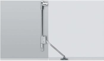 Hettich Klappenhalter Klassik D mit Magnet-Zuhaltung, rechts, Stahl vernickelt, Länge 290 mm (21698)