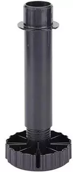 Hettich Sockelverstellfuß Korrekt Kunststoff schwarz 50 mm Verstellbereich -6/+30 mm (44747)