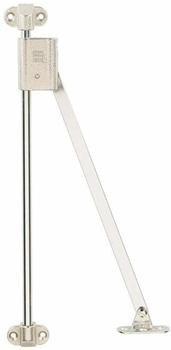 Hettich Klappenhalter Klassik D mit Lager L 258 D Stahl vernickelt mit Bremssystem Länge 350 mm (16174)
