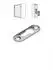 Hettich Schrankaufhänger mit Schlüssellochung verzinkt 42x15 mm 4 Stück