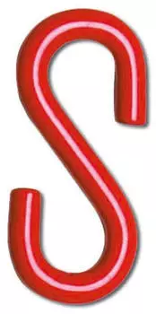 Moravia S-Haken 7mm Stahl kunststoffbeschichtet schwarz, 10er-Pack (216.10.012)