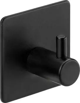 Hettich Klebehaken Stahl schwarz 45 x 45 mm