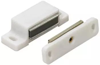 Hettich Magnetschnäpper 4 kg Platte beweglich Weiß