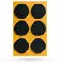 Sotech Filzgleiter Ø40 x 3 mm Selbstklebend Schwarz