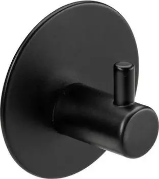 Hettich Klebehaken Stahl schwarz Ø 48 mm
