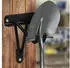 Relaxdays Wandhaken Garage 2er Set Schwarz