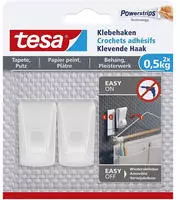 Tesa 77780-00000-01, Tesa Klebehaken, 0,5 kg strukturierte Oberfl&auml;chen