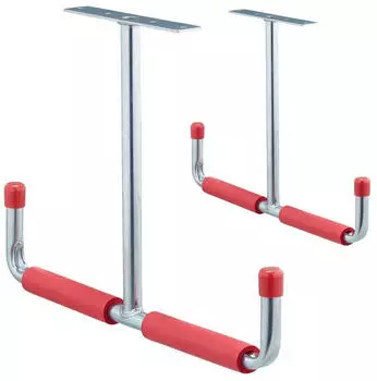Relaxdays 12 x Deckenhaken f&uuml;r Garage Rot ilber