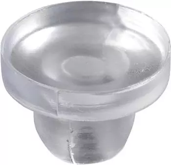 Hettich Glasplattenauflage mit Saugeffekt Ø 8 mm Kunststoff Transparent 8 Stück