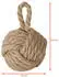 Spetebo Türstopper Jute Knoten Kugel beige/creme, 2er Set (9477)