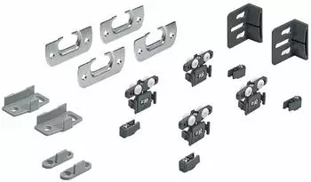 Hettich SysLine S Schiebet&uuml;rsystem Set, 15kg, ohne Silent System (9136103)