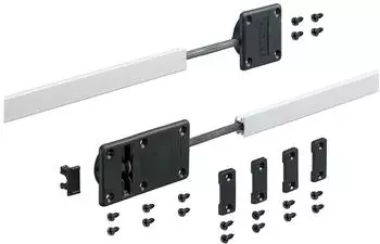 Hettich Ausrichtbeschlag Aluminium, f&uuml;r Schiebet&uuml;ren (9252651)