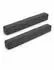 Beautissu Levante Zugluftstopper für Türen 130cm, Dunkelgrau, 2er-Set