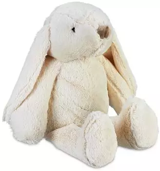 Relaxdays T&uuml;rstopper Hase, weich, creme