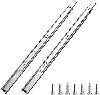VEVOR Schubladenf&uuml;hrungen mit Kugellager 55cm 45kg (10 Paar)