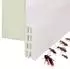 Extsud Selbstklebender Silikon-Türdichtungsstreifen Zugluftstopper 100x5cm (LQ7)