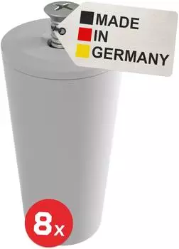Bauheld Rollladenstopper 40 mm 8-tlg. Hellgrau