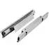 Casaria Teleskopschublade 50 cm 3-tlg. Silber