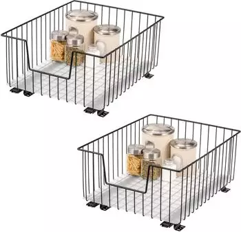 bremermann Korbauszug 40 cm 2-tlg. mit Einlegeboden Schwarz