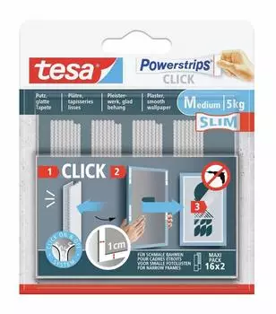 tesa Klebehaken 16-tlg. Wei&szlig;