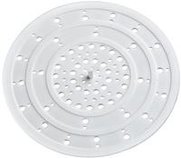 WENKO Abfluss-Sieb Silikon K&uuml;che &Oslash; 12 x 0,3 cm 8183100