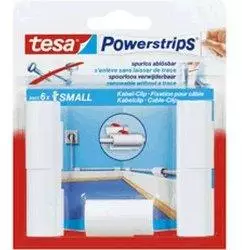 tesa Powerstrips Kabel-Clip (5 Stk.)