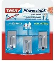 Tesa - Powerstrips Haken Small Chrom