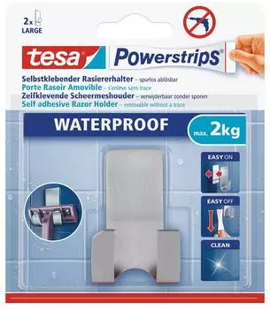 tesa Powerstrips Rasiererhalter Waterproof (59709)