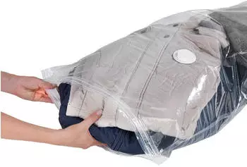 Wenko Vakuum Beutel Reise-Set, 6-teilig mit Pumpe