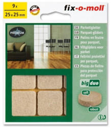 Fix-o-moll Big-Duo Parkettgleiter 25 x 25mm