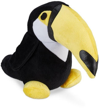 Relaxdays T&uuml;rstopper Tukan schwarz/gelb, 17523623
