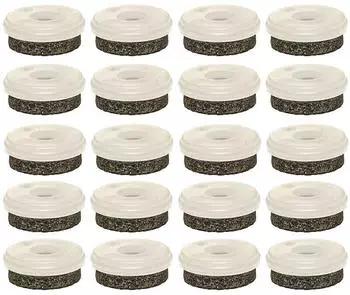 Wagner QuickClick Einsatz M&ouml;belgleiter NATURAL zum Eindr&uuml;cken &oslash; 30 mm, Kunststoff natur Inhalt: 20 St&uuml;ck - Wagner