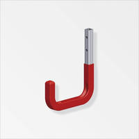 Wandhaken Typ 3 T 8 X H 12 Cm, Aluminium Blank Rot Haken Universalhaken - Alfer
