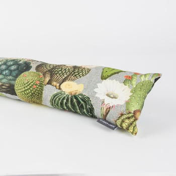 schöner leben Zugluftstopper Kaktus Kakteen grau grün 120cm Länge