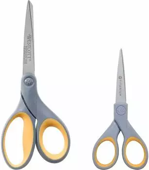 Westcott Titanium Scheren Twin Pack 130/180mm (E-13824 00)