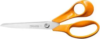 Fiskars Classic Universalschere 21cm, Rechtsh&auml;nder, orange (1075031)