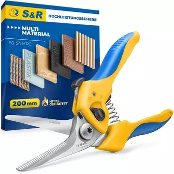 S & R Allround Universalschere Edelstahl 205mm (186.201.050)