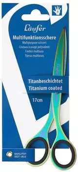 L&auml;ufer Multifunktionsschere Titanbeschichtung, f&uuml;r Rechtsh&auml;nder (87225)